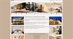 Desktop Screenshot of hoteldefrance-mende.com
